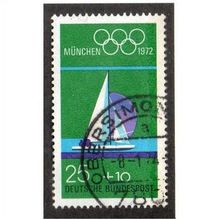 GER 1972 25pf +10 'OLYMPICS ( 5TH SERIES) FINE USED (EBID11228)