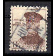 Used 1042A 8c General Pershing Hillsdale, NY. E0903