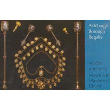 Aldeburgh Suffolk Regalia Military Antique Mayor Chain Chains 1970s Postcard