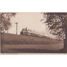 Down Birmingham Train Antique Railway London Photochrom Railways Postcard