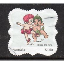 AUSTRALIA: BIB & BUB, 2024 GUMNUT BABIES, USED SELF-ADHESIVE MYSTAMP. 11/12
