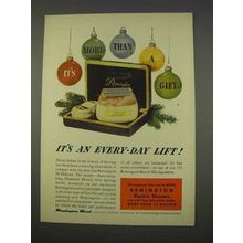 1955 Remington 60 DeLuxe Electric Shaver Ad
