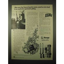 1974 Savage Eley Match Ammunition Ad - Extra Buck