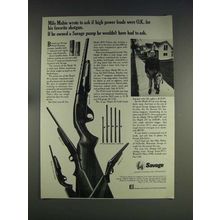 1974 Savage 30 Field Grade, 94-C, 30-D, 311 Shotgun Ad