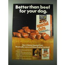 1979 Ken-L Ration Special Cuts Dog Food Ad