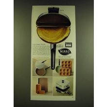 1966 Mirro Aluminum and Teflon Cookware Ad - Color-Happy Teflon