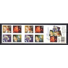 3457e 34c Lilies Very Fine MNH Pane/20 P# S1111 L01051 (2)