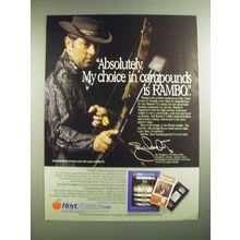 1986 Hoyt/Easton Rambo Bow Advertisement - Jim Dougherty - Absolutely. My choice