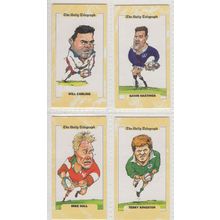 Daily Telegraph 1995 Rugby World Cup Will Carling 4x Cigarette Card s