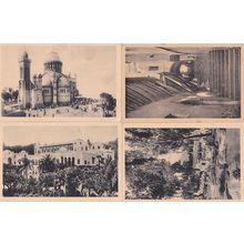 Algeria Alger Casbah El Kettar Notre Dame D'Afrique 4x Postcard s