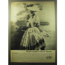 1960 Du Pont Dacron Advertisement - Dress by Dauphine