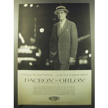 1960 Du Pont Dacron 'n' Orlon Advertisement - Presenting: The Great Performer