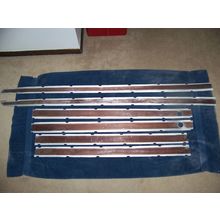 1964 CHRYSLER 300 BODY SIDE TRIM ALUMINUM INSERTS 64 SARATOGA, WINDSOR