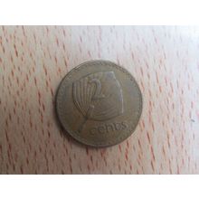 Fiji 1973 2 Cents Coin