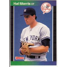 1989 Donruss Hal Morris rookie baseball card #545 – *denotes*