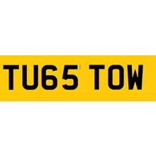 Private Number Plates For Sale - On Retention TUGS TOW