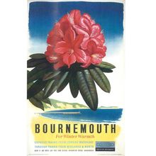UK RAIL ADVERTISING BRITISH RAILWAYS BOURNEMOUTH CARD NO 10659247