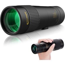 Aurosports 10-30X40 Zoom Monocular for Adults, Monocular Telescope High Power wi