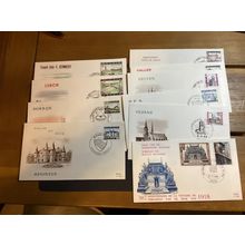ICOLLECTZONE Belgium FDC Lot of ten (A400-BelFDC11)