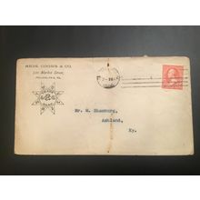 ICOLLECTZONE US 1906 reins, Coons Co. Advertising Cover (E800)