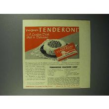 1944 Van Camp's Tenderoni Ad - A Lenton Dish