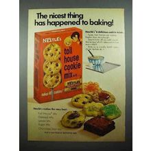 1969 Nestle's Toll House Cookie Mix Ad
