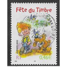 FRA 2002 46c 'STAMP DAY' FINE USED (EBID56-834)