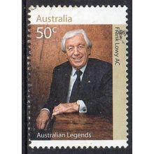 Australia 2008 Aust Legends of Philanthropy - Frank Lowy 50c Sheet Used