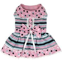 NEW Dots & Stripes Harness Dress - Pink & TealNew Spring 2024 Small