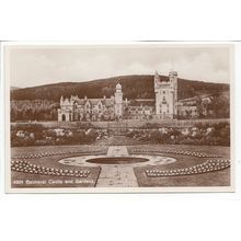 Balmoral Castle and Gardens Aberdeenshire RP Postcard 4864