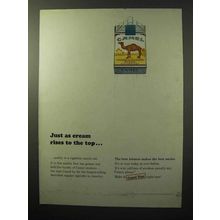 1964 Camel Cigarettes Ad - Just as Cream Rises to Top