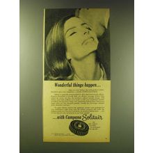 1964 Campana Solitair Makeup Ad - Wonderful things happen