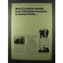 1966 Ivestment Company Institute Ad - Mutual Funds