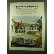 1969 Pontiac Catalina Car Ad - Big Thinkers