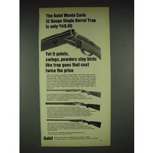 1970 Galef Monte Carlo 12 Gauge Single Barrel Trap Ad