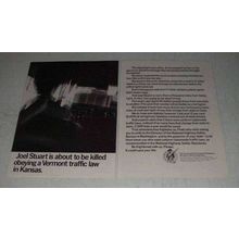1970 Continental Insurance Ad - Killed Obeying Law