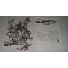 1970 Continental Insurance Ad - How Many Policies