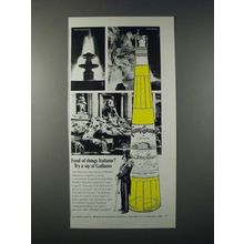 1970 Galliano Liqueur Ad - Fond of Italiano?
