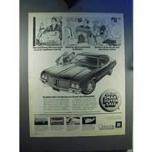 1971 Oldsmobile Cutlass S Hardtop Coupe Car Ad
