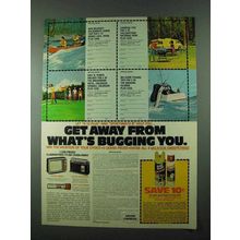 1975 Union Carbide 6-12 Plus Insect Repellent Ad - Bugging You