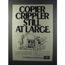1981 Hammermill Paper Ad - Copier Crippler
