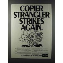 1981 Hammermill Paper Ad - Copier Strangler