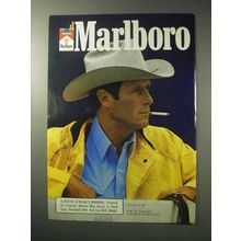 1986 Marlboro Cigarettes Ad - Marlboro Man, Cowboy