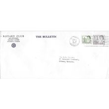 Canada #EN83c Elizabeth II Centennial Postal Envelope USED 1968