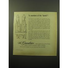 1950 The Greenbrier Resort Ad - To members of the Bored