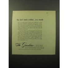 1950 The Greenbrier Resort Ad - You don't need a million.. or a month