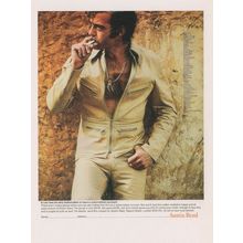 Austin Reed White Cotton 1970s Fashion Suit Advertising Postcard