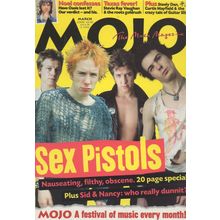 Sex Pistols Punk Rock Mojo Magazine Advertising Postcard
