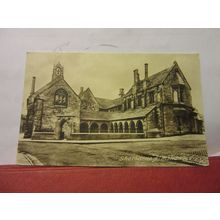 ALMSHOUSES, SHERBORNE, DORSET. unused antique postcard by F. Frith =