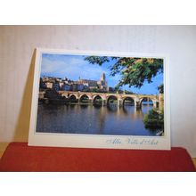 VILLE D' ART, ALBI, FRANCE ...used postcard 2011 pm =